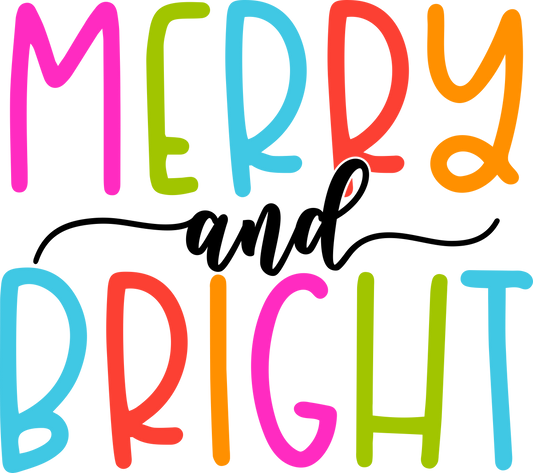 Colorful Merry And Bright