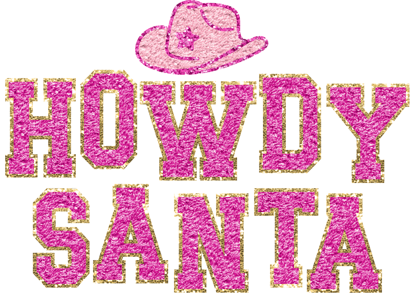 Howdy Santa Cowboy Hat